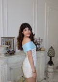 Vanilla off-shoulder